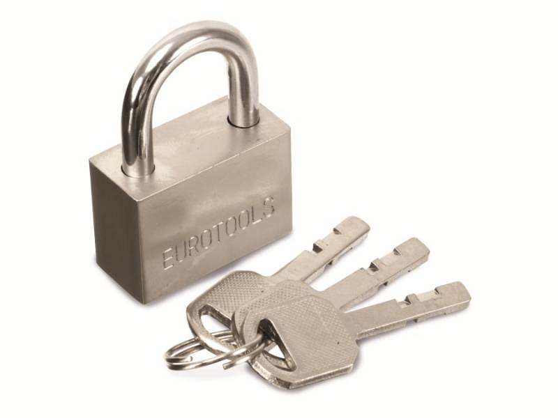 EUROTOOLS Sicherheits-Vorhängeschloss 40 mm von EUROTOOLS
