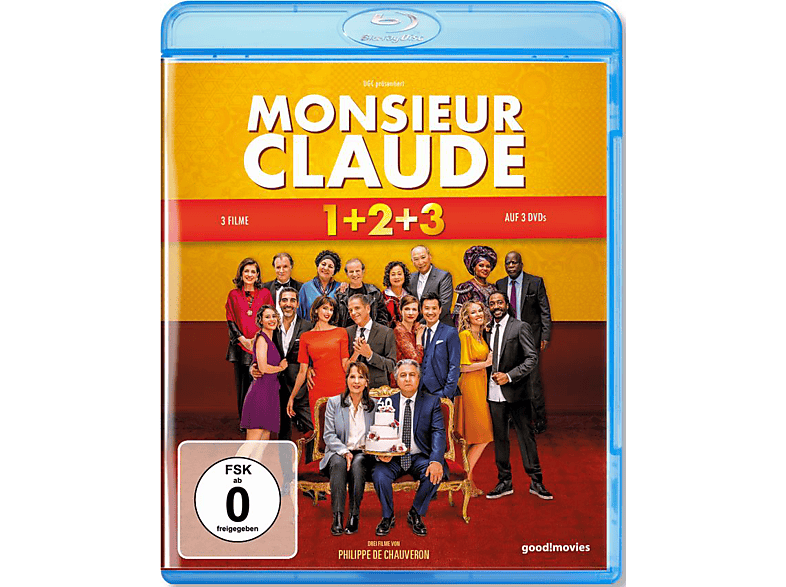 Monsieur Claude Box 1-3 Blu-ray Monsieur Claude Box 1-3 Blu-ray von EUROVIDEO