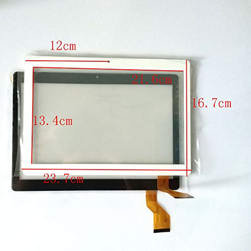 EUTOPING ® Schwarz Farbe 10.1 Zoll GT10JTY131 V4.0 Camera Hole 12cm Touchscreen - digitizer Alternative für tablette von EUTOPING