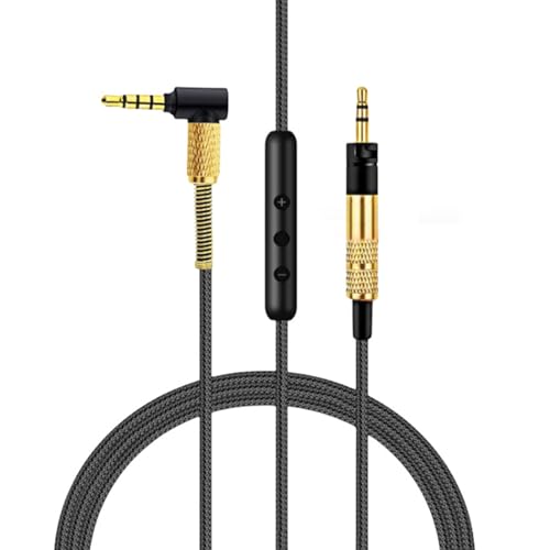 2,5 mm auf 3,5 mm Kopfhörerkabel für Over-Ear-Kopfhörer, 1/2/3-Draht, verbesserte Klangbereiche, Kabel mit Mikrofon 2,5 mm auf 3,5 mm Kopfhörerkabel für Over-Ear-Kopfhörer, 1/2/3-Draht, verbesserte Klangbereiche, Kabel mit Mikrofon von EUYueli