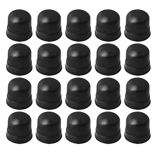 20 Stück schwarze Posaunen-Gleitschiene, Silikon-Ende, Stoßstange, Posaune, Reparaturwerkzeug, Silikon-Protektoren 20 Stück schwarze Posaunen-Gleitschiene, Silikon-Ende, Stoßstange, Posaune, Reparaturwerkzeug, Silikon-Protektoren von EUYueli