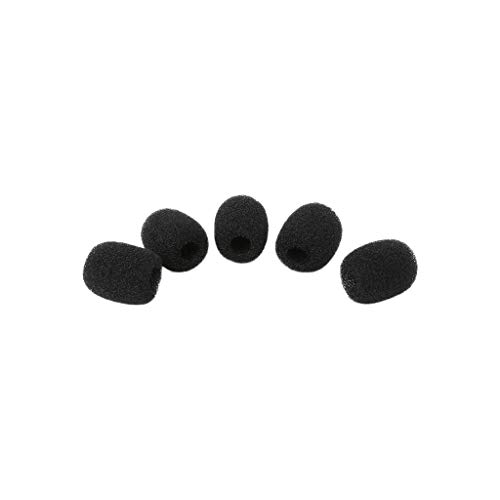 5 Stück dicke Handmikrofone für Windschutzscheibe, Schaumstoff-Mikrofone, rund, Ersatz 5 Stück dicke Handmikrofone für Windschutzscheibe, Schaumstoff-Mikrofone, rund, Ersatz von EUYueli