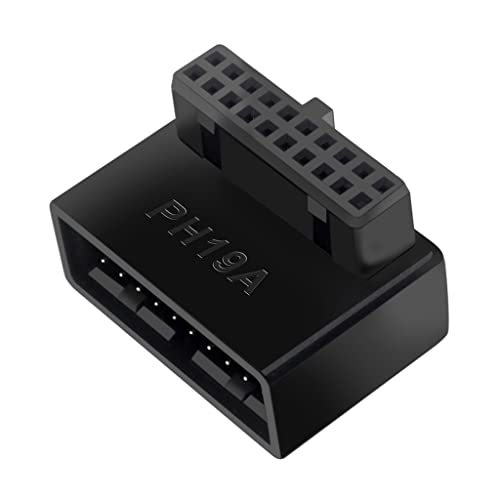 Desktop-Motherboard, USB 3.0, 19-polig, 20-polig, 90 Grad installiertes Lenkgelenk, Winkel, vertikale Stecknadel für Computer von EUYueli
