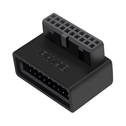 Desktop-Motherboard, USB 3.0, 19-polig, 20-polig, 90 Grad installiertes Lenkgelenk, Winkel, vertikale Stecknadel für Computer von EUYueli
