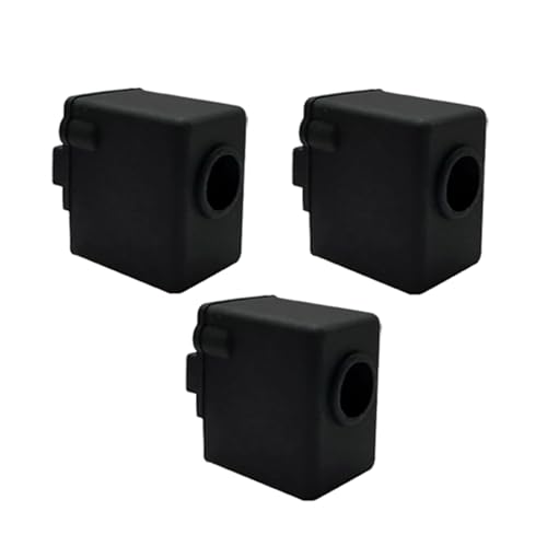 EUYueli 1/2/3/5/6/8 Stück für Kobra2 Hotend Silikonsocken, schwarzer Druckerkopf, 3D-Druckerteile für Heatblock-Abdeckungen von EUYueli