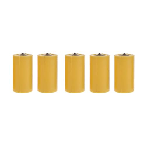 EUYueli 5 x LR14 C gefälschte Batteriegehäuse, Platzhalter, Zylinderleiter für C wiederaufladbare Batterien, funktioniert mit Eliminierungskabel von EUYueli