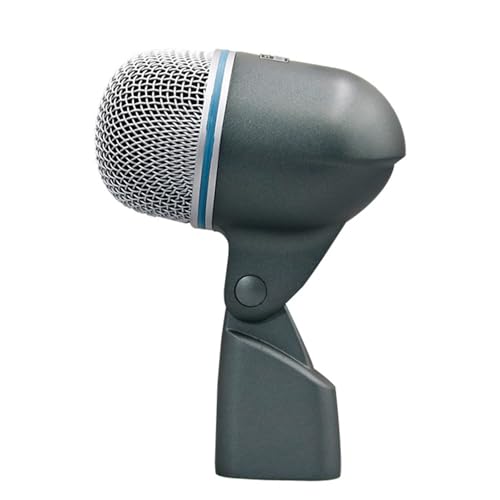 EUYueli BETA52A Kicks Drum-Mikrofone, Supernierenmikrofon, dynamisches Mikrofon mit hoher Ausgangsleistung, Neodym-Verriegelungsständer, Adapter-Mikrofon von EUYueli