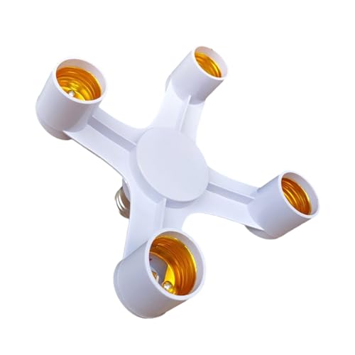 EUYueli E26 E27 7 6 5 4 3 in 1 LED Glühbirnen Sockel Adapter Splitter Standard Lampenfassung Sockel Konverter für Zuhause Gewerbe EUYueli E26 E27 7 6 5 4 3 in 1 LED Glühbirnen Sockel Adapter Splitter Standard Lampenfassung Sockel Konverter für Zuhause Gewerbe von EUYueli