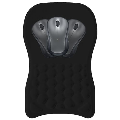 EUYueli Ergonomische Gaming-Matte mit Handgelenkauflage, rutschfeste Gummiunterseite, spezielle Oberflächen EUYueli Ergonomische Gaming-Matte mit Handgelenkauflage, rutschfeste Gummiunterseite, spezielle Oberflächen von EUYueli