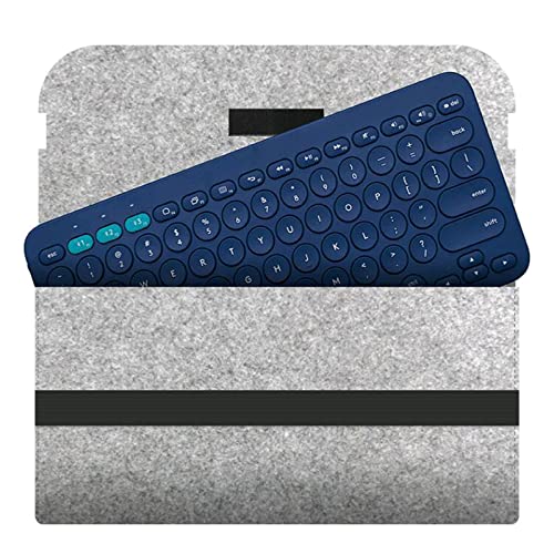 EUYueli Tastatur-Aufbewahrungstasche aus Wollfilz für K380 K480 Tastatur-Hülle, modisch von EUYueli