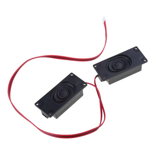EUYueli Tragbarer 3070 4 Ohm 3 W Lautsprecher mit Kabel für Computer-Modifikation, 2 Stück von EUYueli
