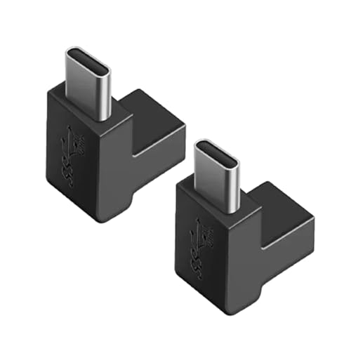 EUYueli Typ-C-Buchse auf Stecker, Winkel-/gerade Anschlüsse für schnelle Datenübertragung und einfache Aufbewahrung für Zuhause oder Büro EUYueli Typ-C-Buchse auf Stecker, Winkel-/gerade Anschlüsse für schnelle Datenübertragung und einfache Aufbewahrung für Zuhause oder Büro von EUYueli