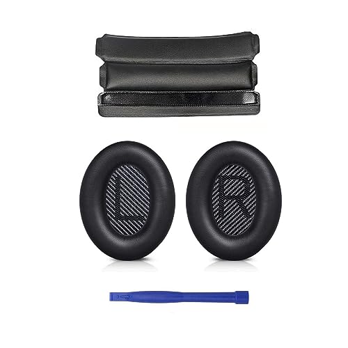 Elastische Ohrpolster für QC35/QC35ii Kopfhörer, Geräuschunterdrückung, Kopfbandkissen, qualifizierte Ohrpolster von EUYueli