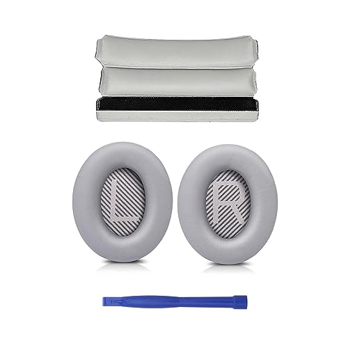 Elastische Ohrpolster für QC35/QC35ii Kopfhörer, Geräuschunterdrückung, Kopfbandkissen, qualifizierte Ohrpolster von EUYueli