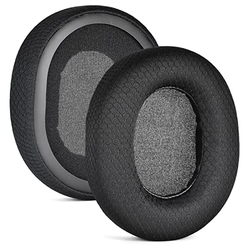 Kopfhörer-Netz-Ohrpolster für Arctis 1, 3, 5, 7, 9, Headset, dicker Schaumstoff, Ohrpolster, Netzstoff, Ohrmuscheln, Kopfhörer-Zubehör Kopfhörer-Netz-Ohrpolster für Arctis 1, 3, 5, 7, 9, Headset, dicker Schaumstoff, Ohrpolster, Netzstoff, Ohrmuscheln, Kopfhörer-Zubehör von EUYueli