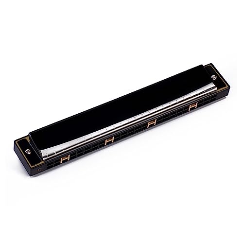 Mundharmonika für Tonart C, diatonisch, Doppeltremolo, Anfänger-Mundharmonika, mit Hartschale, Tasche und Tuch für Musikinstrument 2 Mundharmonika für Tonart C, diatonisch, Doppeltremolo, Anfänger-Mundharmonika, mit Hartschale, Tasche und Tuch für Musikinstrument 2 von EUYueli