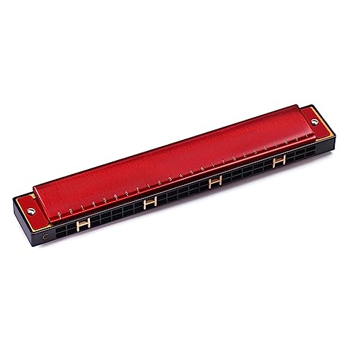 Mundharmonika für Tonart C, diatonisch, Doppeltremolo, Anfänger-Mundharmonika, mit Hartschale, Tasche und Tuch für Musikinstrument 2 Mundharmonika für Tonart C, diatonisch, Doppeltremolo, Anfänger-Mundharmonika, mit Hartschale, Tasche und Tuch für Musikinstrument 2 von EUYueli