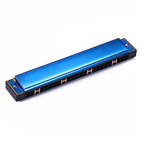 Mundharmonika für Tonart C, diatonisch, Doppeltremolo, Anfänger-Mundharmonika, mit Hartschale, Tasche und Tuch für Musikinstrument 2 Mundharmonika für Tonart C, diatonisch, Doppeltremolo, Anfänger-Mundharmonika, mit Hartschale, Tasche und Tuch für Musikinstrument 2 von EUYueli