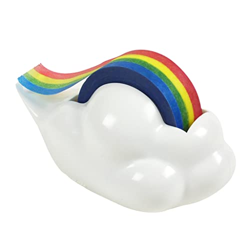 Regenbogen-Klebeband, Wolkenspender, Rollenhalter, wiederverwendbar, dekorativ, bunt, für Kunst, Handwerk, Scrapbooking, Tagebuch, 1 Set Regenbogen-Klebeband, Wolkenspender, Rollenhalter, wiederverwendbar, dekorativ, bunt, für Kunst, Handwerk, Scrapbooking, Tagebuch, 1 Set von EUYueli