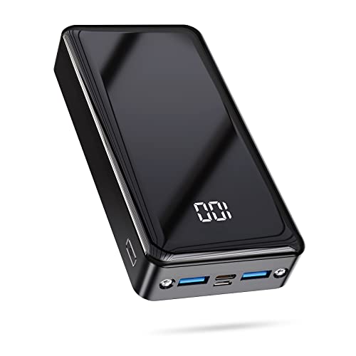 EVARY Power Bank 24000mAh,22.5W Powerbank Schnellladefunktion USB C Input & Output,PD20W Externer Handyakkus PD 3.0 QC 4.0 Powerbank Klein Aber Stark für iPhone 15 14 13 Pro Samsung Galaxy S23 etc von EVARY