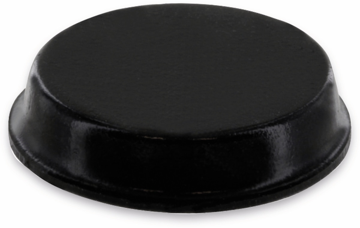 Gerätefuß, Gummi, selbstklebend, ØxH 12,7x6,3mm, schwarz Gerätefuß, Gummi, selbstklebend, ØxH 12,7x6,3mm, schwarz von EVE GmbH