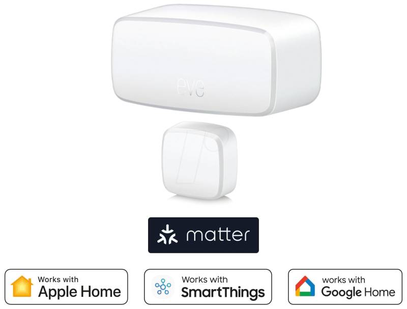 EVE DW 2023 - Eve Door & Window, Kontaktsensor (Matter) von EVE SYSTEMS