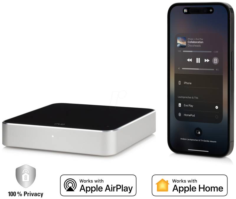 EVE PLAY - Eve Play, Audiostreaming Adapter für AirPlay von EVE SYSTEMS