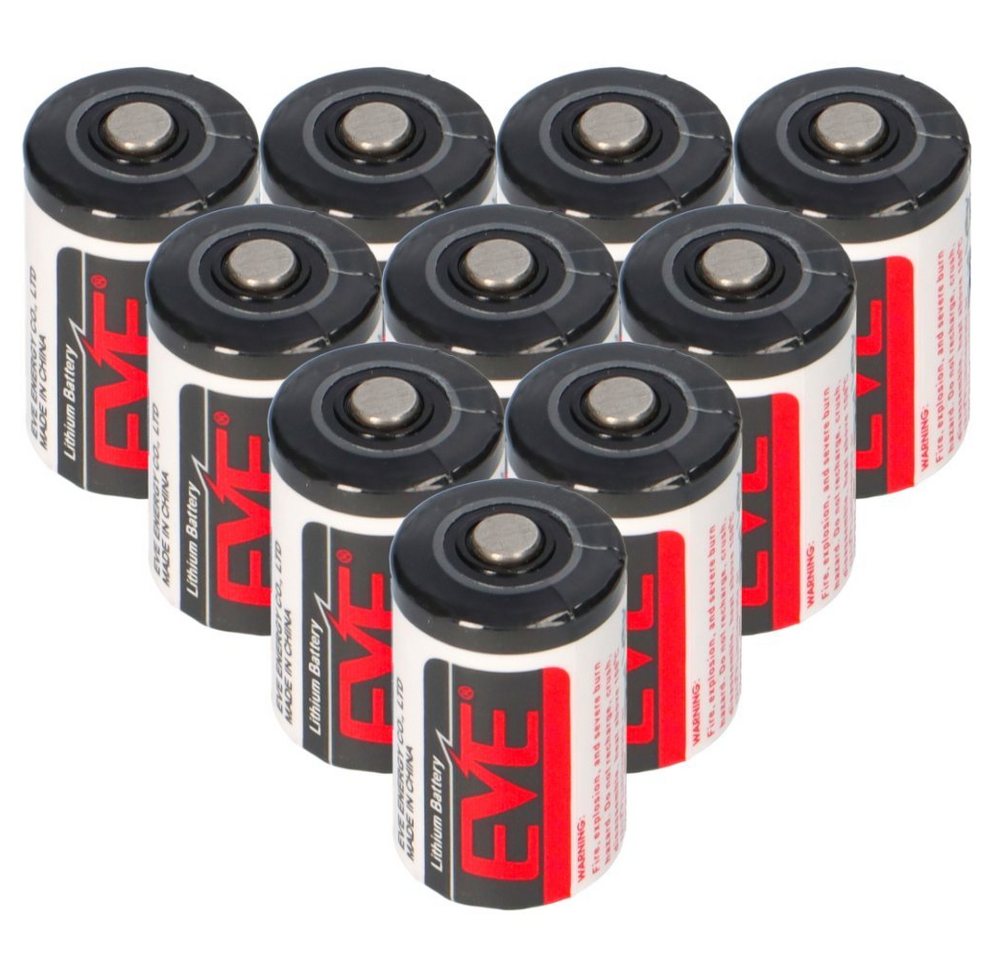 EVE 10x EVE Lithium 3,6V Batterie ER14250 1/2 AA ER 14250 Batterie EVE 10x EVE Lithium 3,6V Batterie ER14250 1/2 AA ER 14250 Batterie von EVE