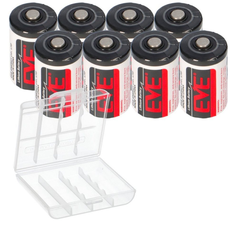 EVE 8x EVE Lithium 3,6V Batterie ER14250 1/2 AA ER 14250 + Box Batterie EVE 8x EVE Lithium 3,6V Batterie ER14250 1/2 AA ER 14250 + Box Batterie von EVE