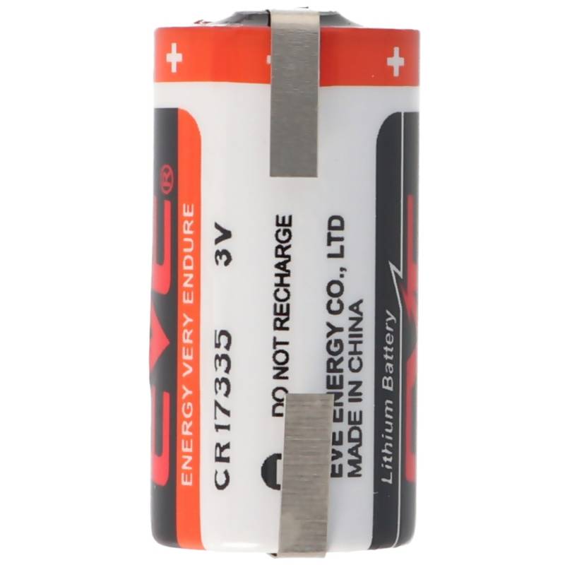 EVE CR17335 3V Lithium Batterie mit Lötfahnen oder Lötpaddel auswählbar von EVE