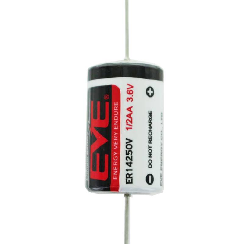 EVE ER14250P Lithium Batterie mit axialem Drahtanschluss von EVE
