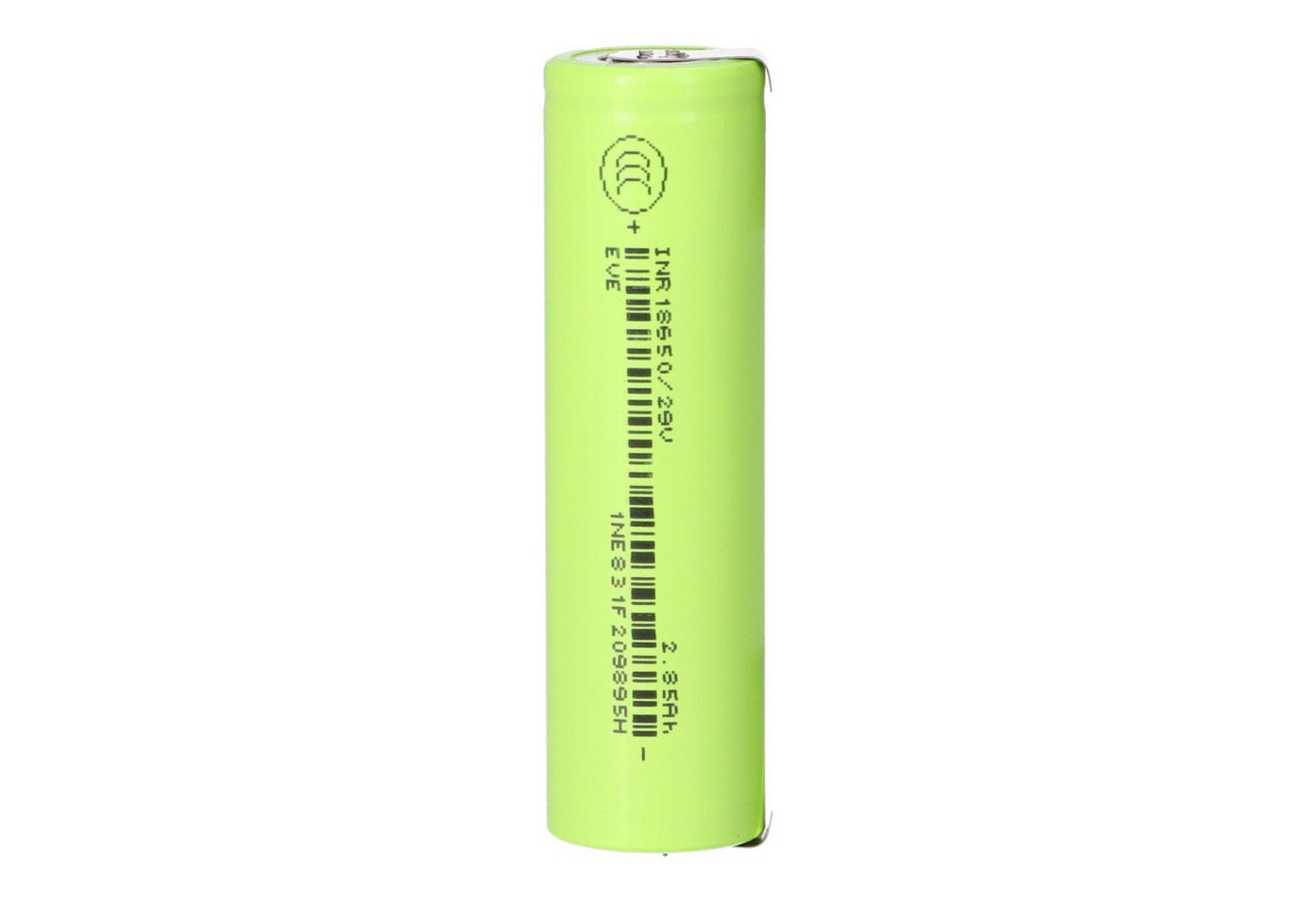 EVE EVE INR18650-29V 2850mAh 3,6V Li.Ion Entladestrom 8.4A U-Lötfahne Akku von EVE