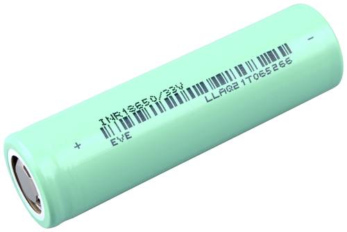 EVE INR18650/33V Spezial-Akku 18650 Flat-Top, hochstromfähig Li-Ion 3.6V 3200 mAh EVE INR18650/33V Spezial-Akku 18650 Flat-Top, hochstromfähig Li-Ion 3.6V 3200 mAh von EVE