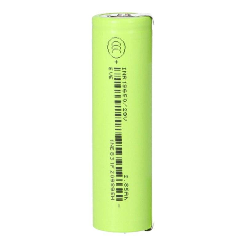EVE INR18650-29V 2850mAh 3,6V Li.Ion Entladestrom 8.4A U-Lötfahne von EVE