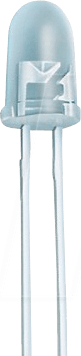 EVL 383-2SYGC/S5 - LED, 5 mm, bedrahtet, grün, 810 mcd, 6° von EVERLIGHT