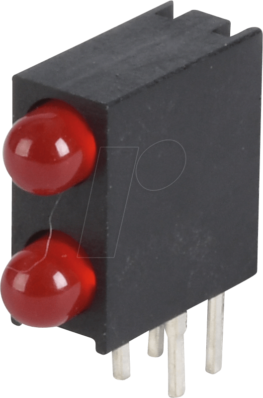 EVL A694B/2SUR - LED-Baustein, rot, 3 mm, 20 mcd, 60° von EVERLIGHT