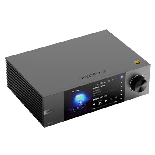 Eversolo DMP-A6 Gen 2 HiFi-Musik-Streamer, Wireles Audio-Player, digitaler Musik-Streamer, DAC, Musikdienst & Streaming, DSD512, EOS Audio Engineer, PCM768kHz/32Bit Bluetooth 5.0, exklusive App Eversolo DMP-A6 Gen 2 HiFi-Musik-Streamer, Wireles Audio-Player, digitaler Musik-Streamer, DAC, Musikdienst & Streaming, DSD512, EOS Audio Engineer, PCM768kHz/32Bit Bluetooth 5.0, exklusive App von EVERSOLO