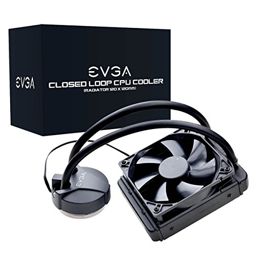 EVGA CLC 120 CL11 Liquid Water CPU Cooler, 400-HY-CL11-V1 Schwarz von EVGA