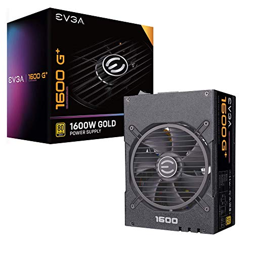 EVGA SuperNOVA 1600 G+, 80+ GOLD 1600W, Vollständig Modular, Black von EVGA
