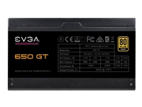 EVGA Supernova 650 GT, 650 W, 100 - 240 V, 50 - 60 Hz, 9 - 4.5 A, 130 W, 650 W von EVGA