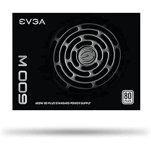 Evga 600W1, 80+ Weiß 600W, Netzteil 100-W1-0600-K3, Schwarz von EVGA