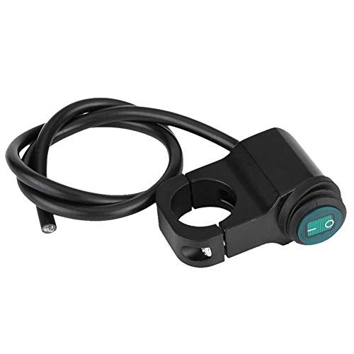 22mm Motorrad Lenkerschalter, universal Lenker Steuerschalter Motorrad Scheinwerfer Hupenschalter Nebelscheinwerfer EIN/AUS Schalter Wasserdichter 12 V Motorradschalter von EVGATSAUTO