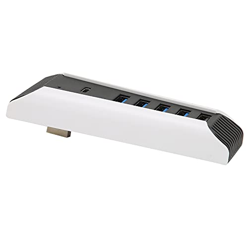 5-in-1 Hub, können unterstützen 4 USB Datenausgangsports, 1 USB Ladeport und 1 Typ-C Ausgangsport für 5 Konsole, schnelle Übertragung 5-in-1 Hub, können unterstützen 4 USB Datenausgangsports, 1 USB Ladeport und 1 Typ-C Ausgangsport für 5 Konsole, schnelle Übertragung von EVGATSAUTO