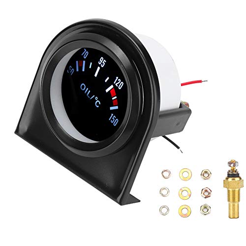 52mm Öltemperaturanzeige, 2 Zoll LED Light Car Pointer Öltemperaturanzeige 50-150 ℃ von EVGATSAUTO