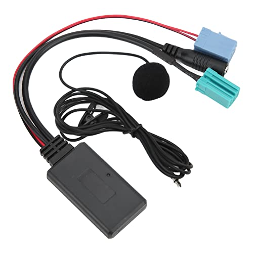 Bluetooth AUX in Kabel, Autoradio Audio AUX Kabel MP3 Input Adapter Ersatz für Clio Espace Laguna 2005-2011 von EVGATSAUTO