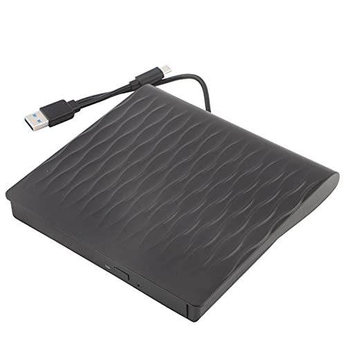 EVGATSAUTO 12,7mm USB 3.0 Externes Optisches Laufwerk Schwarz für Desktop, Notebook mit erhabenem Korn, kompatibel mit/Linux/MacOS CD/DVD Lesegeschwindigkeiten EVGATSAUTO 12,7mm USB 3.0 Externes Optisches Laufwerk Schwarz für Desktop, Notebook mit erhabenem Korn, kompatibel mit/Linux/MacOS CD/DVD Lesegeschwindigkeiten von EVGATSAUTO