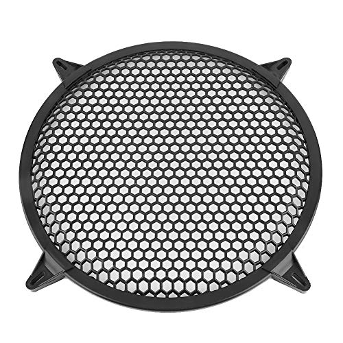 1Pcs Lautsprecherabdeckung, Car Audio Kunststoff-Netzabdeckung Woofer Lautsprecher Modifikation Protect Guard(12 inch) von EVGATSAUTO