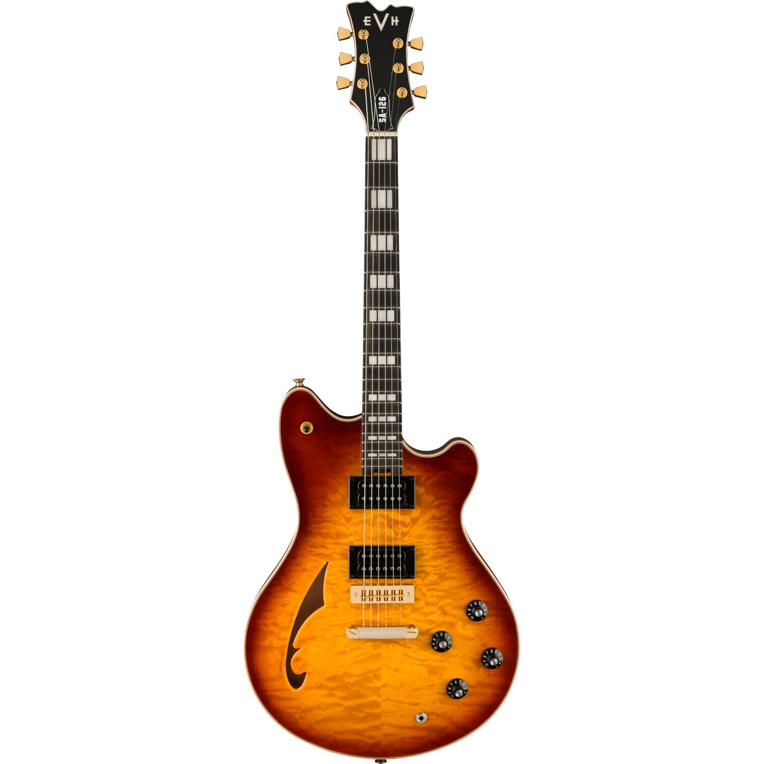 EVH SA-126QM Special Tobacco Burst Semi-Acoustic Guitar with Case EVH SA-126QM Special Tobacco Burst Semi-Acoustic Guitar with Case von EVH