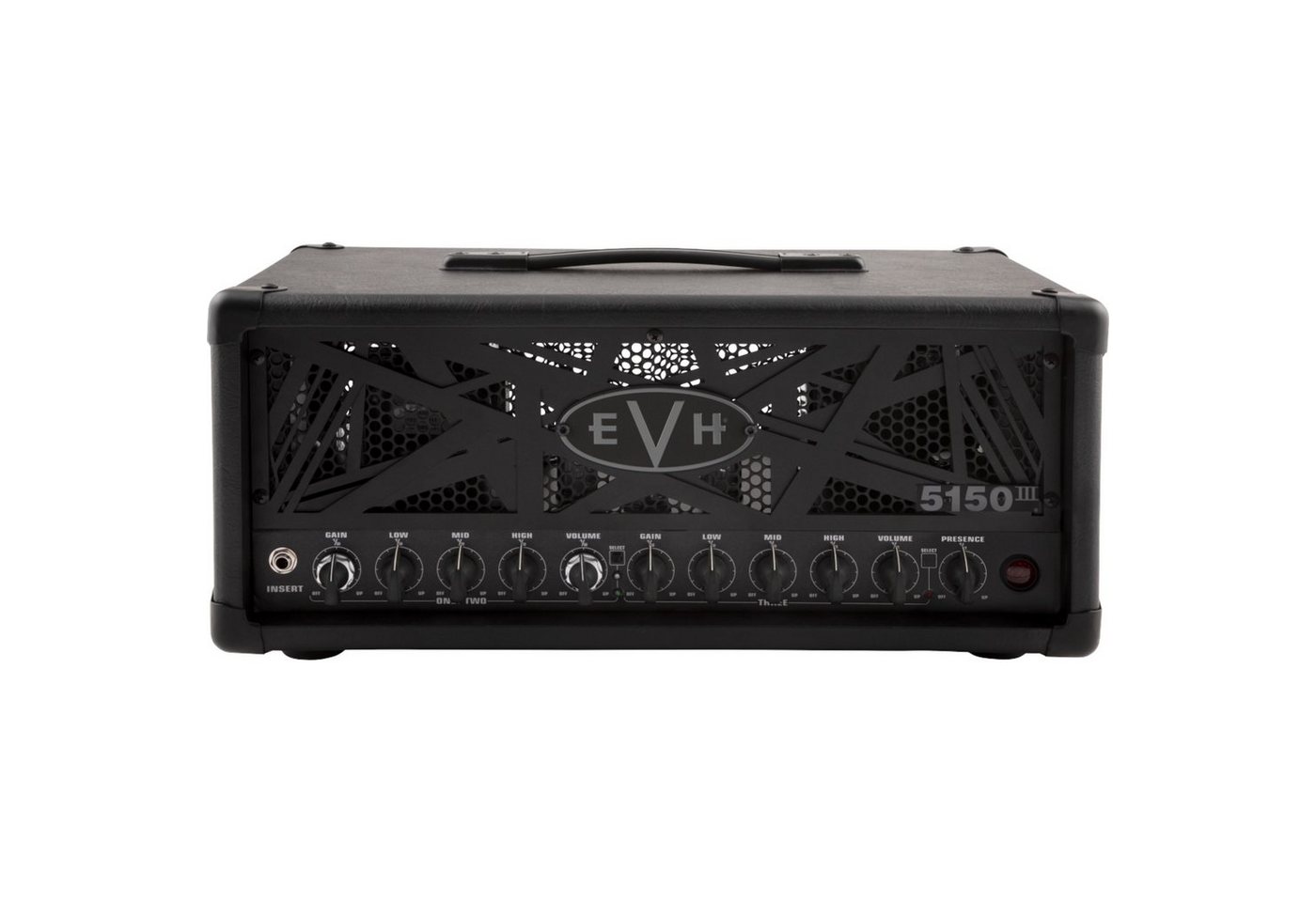 EVH Verstärker (5150III 50 Watt 6L6 Head Stealth - Röhren Topteil für E-Gitarre) von EVH