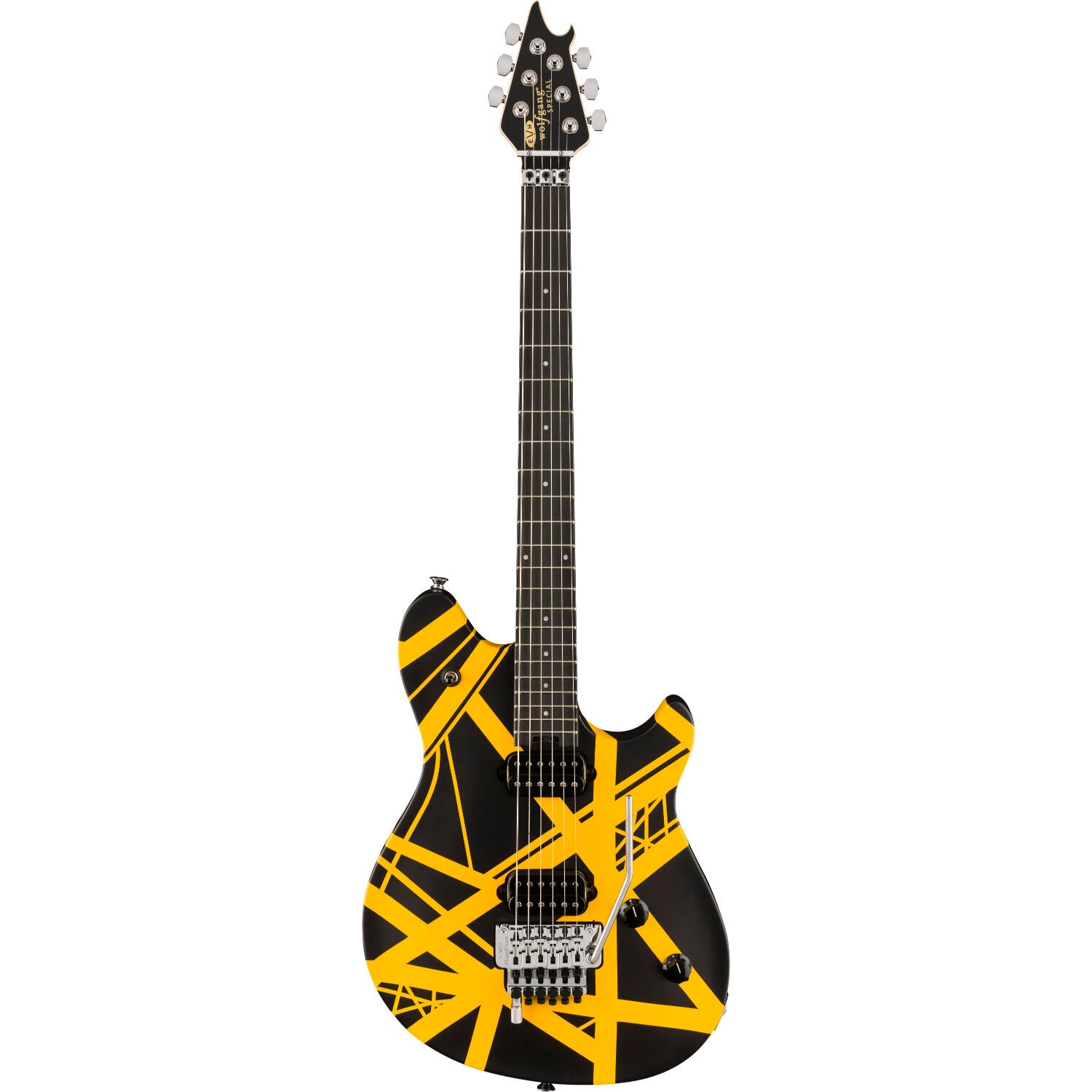 EVH Wolfgang Special Black & Yellow Satin Electric Guitar with Gig Bag EVH Wolfgang Special Black & Yellow Satin Electric Guitar with Gig Bag von EVH